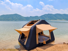 Foldable Amphibious Inflatable Car Roof Top Tent For Camping Outdoor Glamping Camping Tent For