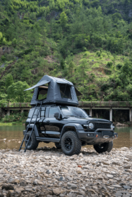 Foldable Amphibious Inflatable Car Roof Top Tent For Camping Outdoor Glamping Camping Tent For
